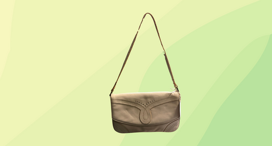 Circa Leather Handbag - Cream