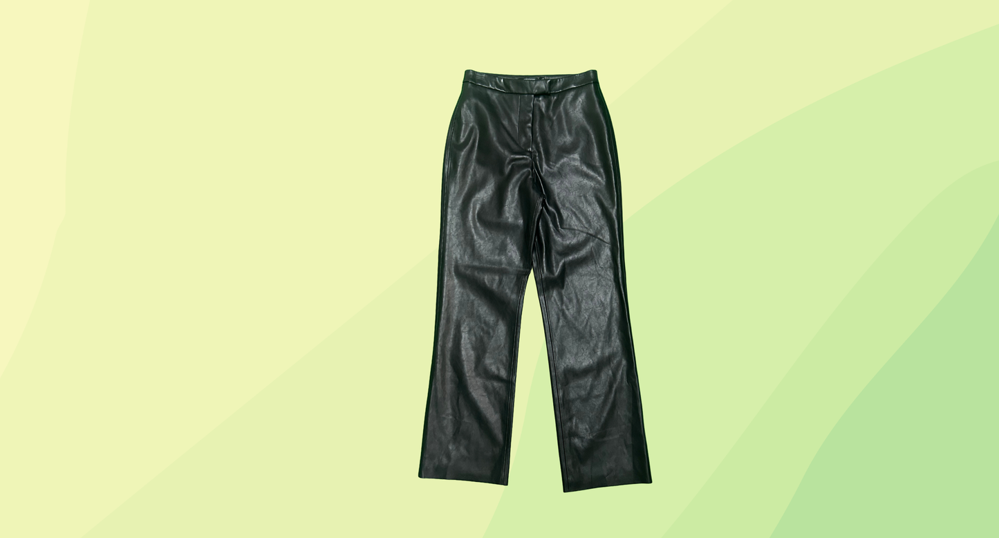 Portmans Faux Leather Pants RRP $129.95 - Size 10 - Black