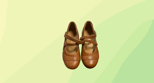 Ziera Xray W Tan Leather Shoe - Size 34 - Tan