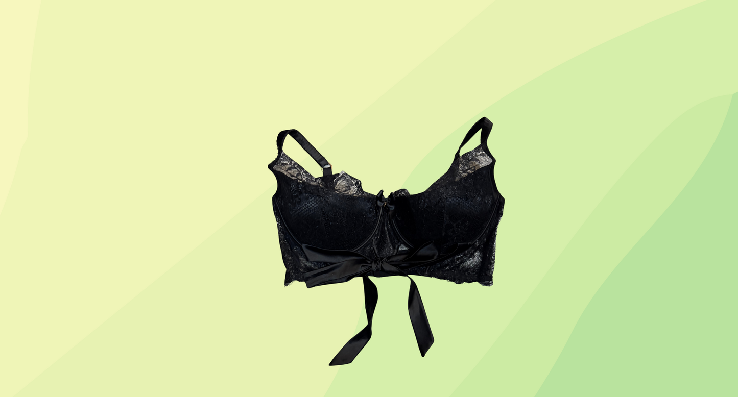 Honey Birdette Bra - Size 16G - Black