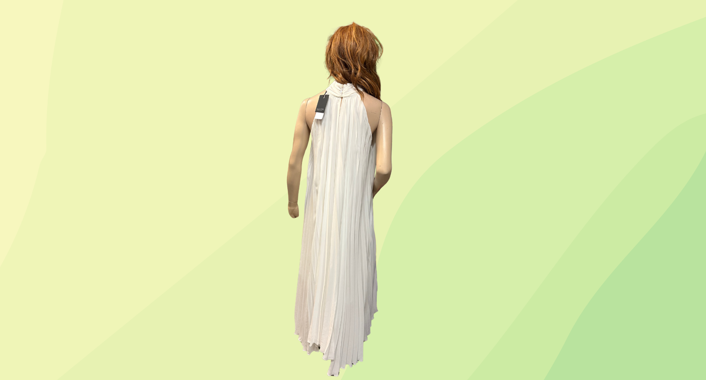 Brave + True White Pleated Dress RRP $199.00 - M - White