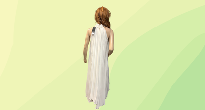 Brave + True White Pleated Dress RRP $199.00 - M - White