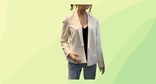 Scotch & Soda Maison Scotch - Blazer - Size 4 - Off White
