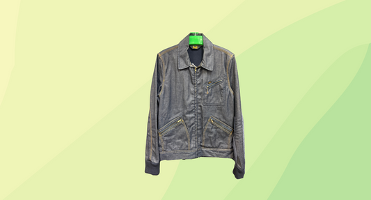 Lee Mens Rider Zip Up Jacket - M - Dark Denim