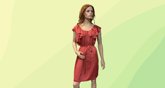 Jacqui E Dress RRP $139.95 - Size 14 - Rust