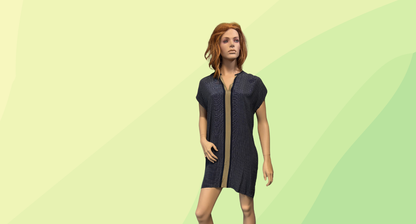 Vince Tunic - M - Navy