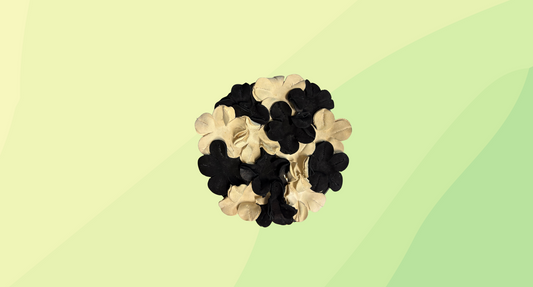 Alannah Hill Round Clutch - Black/Nude Floral - As is