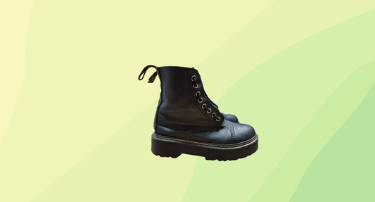 Dr Martens Unisex Sinclair Milled Nappa Boots - Size 7 - Black