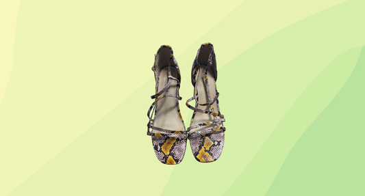 Frankie4 Paige Heel - Size 10 - Pink/Yellow