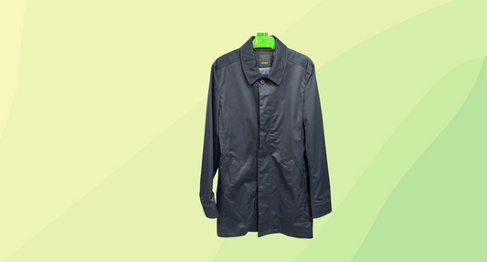 Marcs Men's Trench Coat - M - Blue