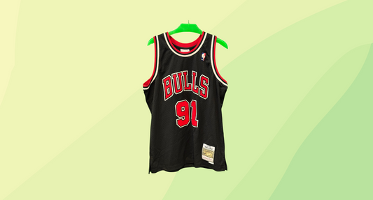 Mitchell & Ness Dennis Rodman 1997-98 Bulls Jersey - L - Black/Red