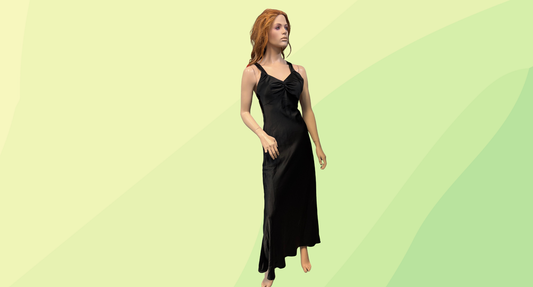 Simona Maxi Dress - Size 8 - Black