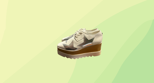 Steve Madden Starpower Platform Shoes RRP $149.95 - Size 40 - White/Silver