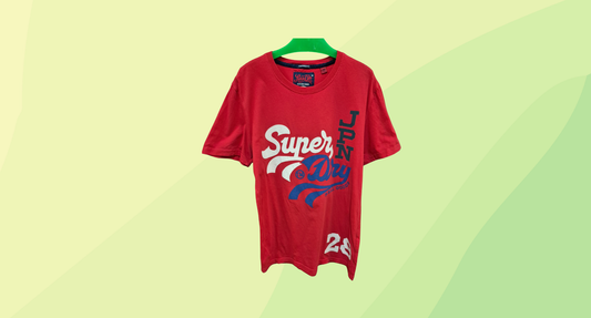 Superdry Boys T-Shirt - Kids L - Red