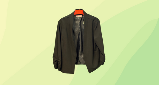 Styling You Crop Jacket - Karen - Size 12 - Black