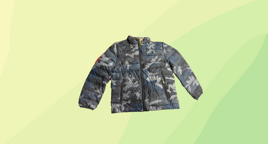 Polo Ralph Lauren Boys Puffer Jacket - K7 - Blue Camo