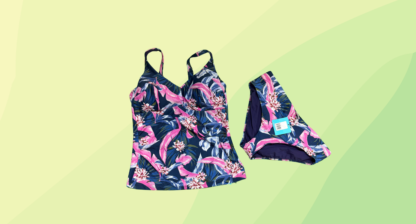 Baku Curacao 2pc Swim Set - Top RRP$169.95 - Bottoms RRP $74.95 - Size 16 - Midnight