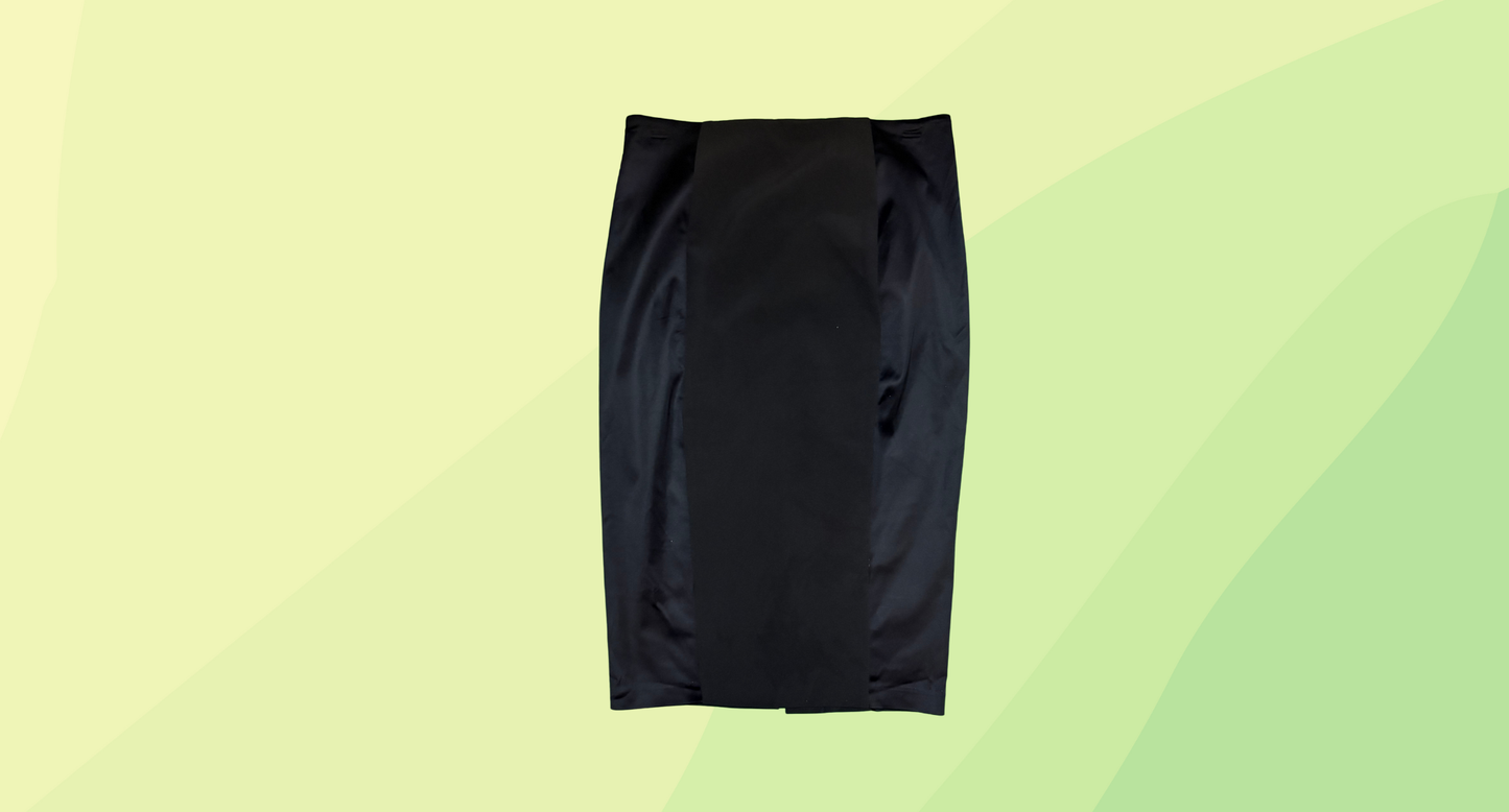 John Paul Gaultier Tux Skirt RRP $79 - Size 14 - Black