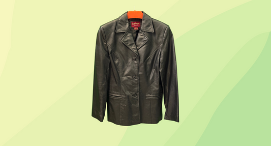 Blue Ridge Leather Jacket - Size 10 - Black