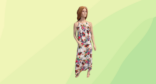 Veducci Floral Maxi Dress - Size 10 - White/Multi Floral