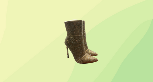 Steve Madden Winona Heeled Boot - Size 8 - Gold