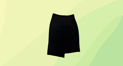 Veronika Maine Wrap Skirt - Size 12 - Black