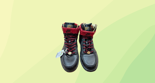 Nike Dynasty High "Mighty Crown" Sneakers - US 9 - Black/Red/Gold