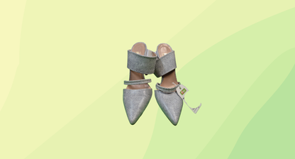 The Mode Collective Double Strap Mule - Size 37 - White Snake