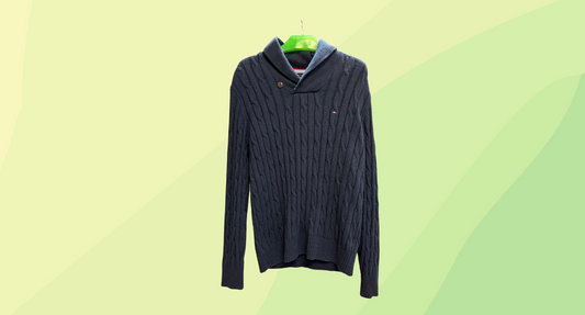 Tommy Hilfiger Mens Knit Sweater - L - Navy