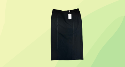 Queenspark Charlie Panelled Skirt RRP $199.95 - Size 16 - Black