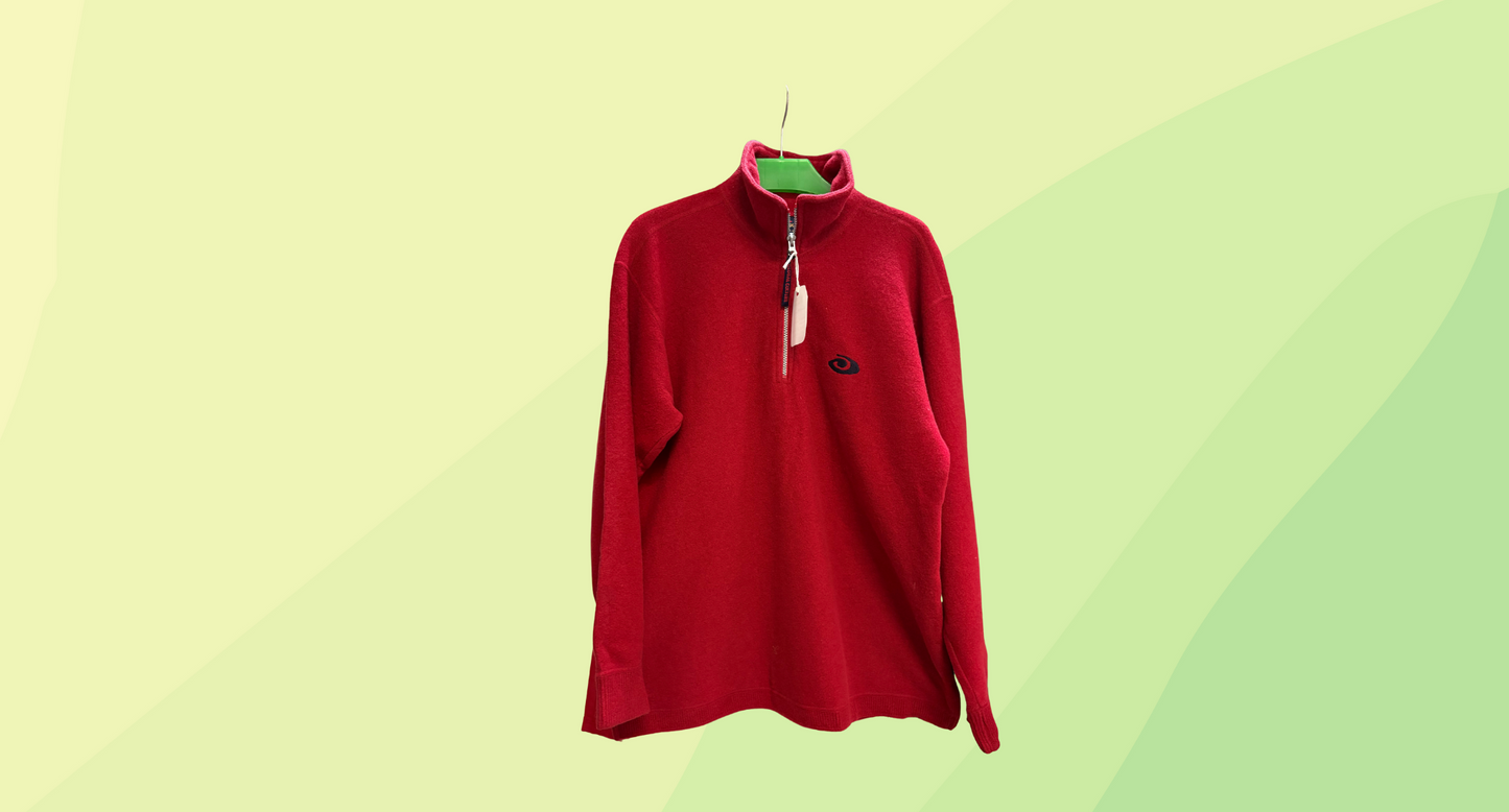 Global Culture Mens Merino Wool Sweater - M - Red