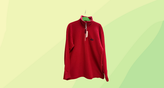 Global Culture Mens Merino Wool Sweater - M - Red