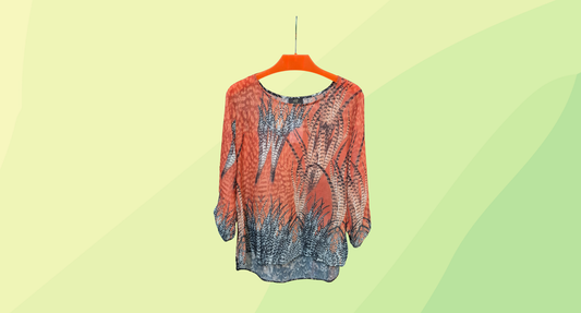 Gabriella Frattini Top - Size 14 - Orange