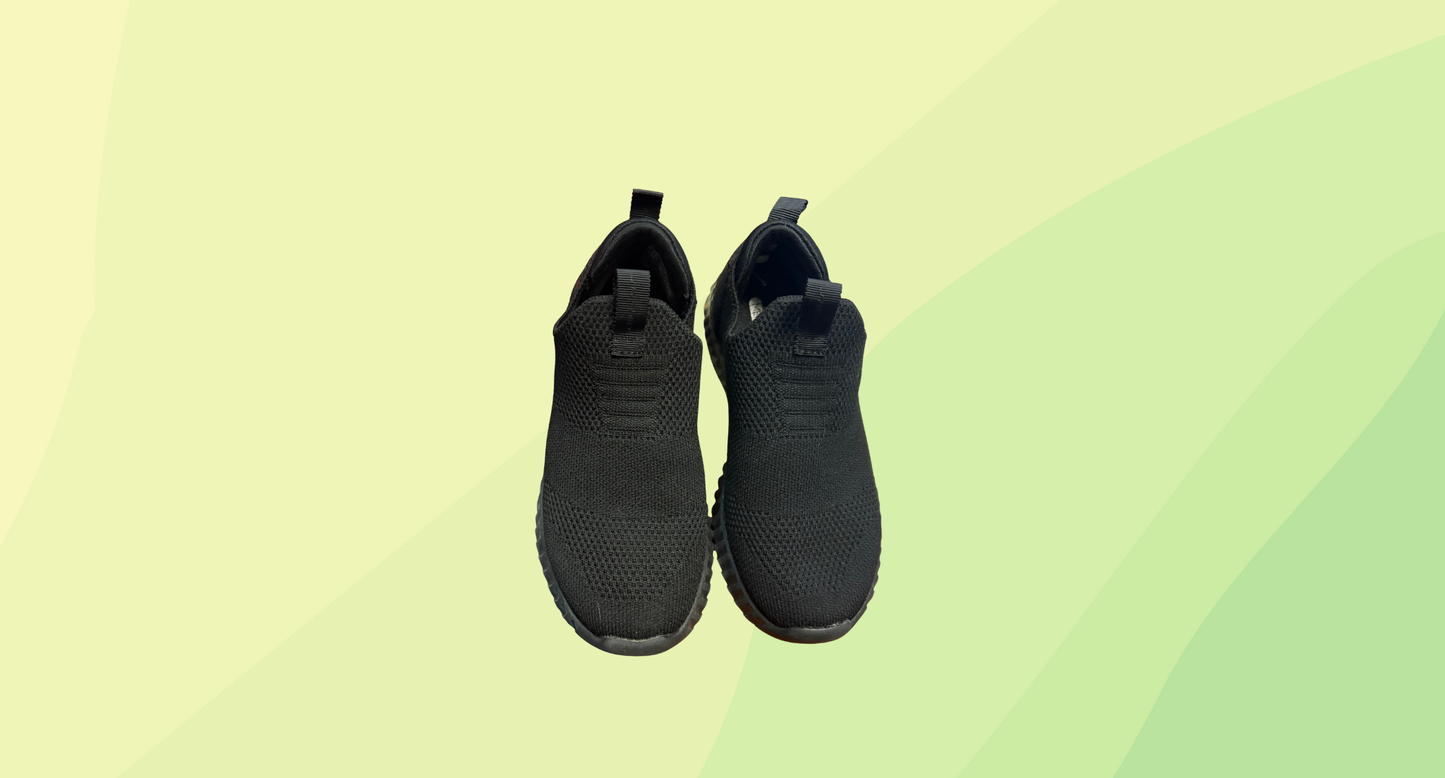 Skechers Air Cooled Memory Foam Kids Shoes - US K12 - Black