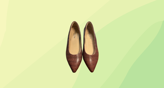 Frankie4 Poppy Flat - Size 7 - Dusty Pink