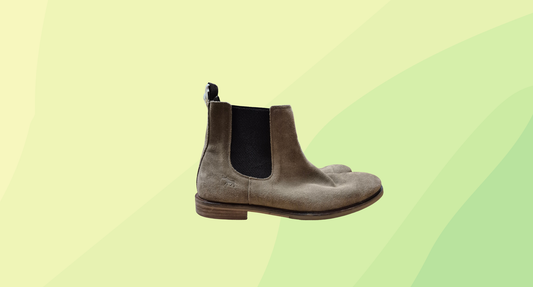 Wild Rhino Richmond Suede Chelsea Boot RRP $199.95 - Size 46 - Brown