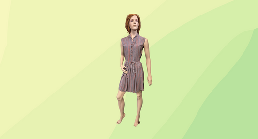 Anu Dress - Size 1 - Brown/Orange