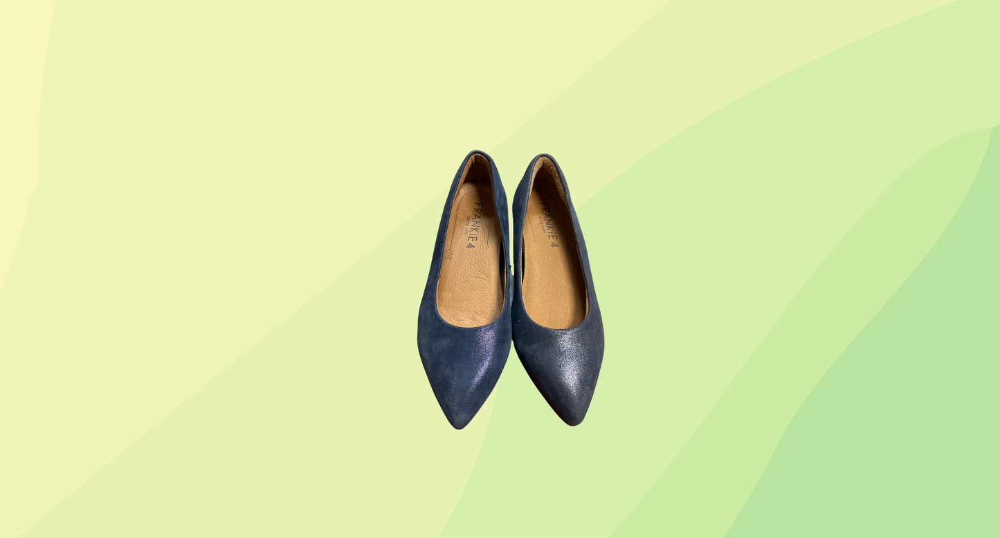 Frankie4 Poppy Flat - Size 5 - Blue