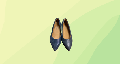 Frankie4 Poppy Flat - Size 5 - Blue