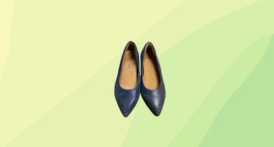 Frankie4 Poppy Flat - Size 5 - Blue