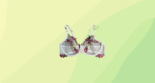 Bras & Things Midsummer Dreaming Bra - 16DD - Ivory/Multi
