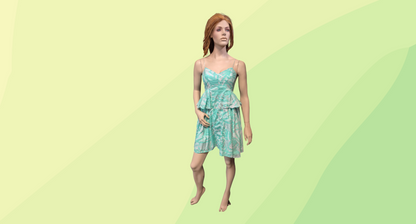 Country Road Tropical Print Sundress - Size 6 - Mint