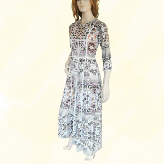 We are Kindred Long Dress - Size 10 - Print