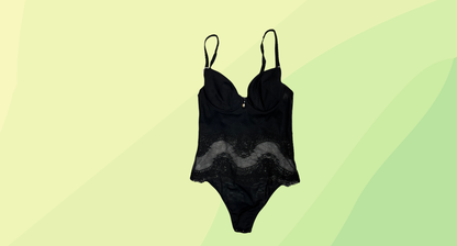 Lingerie Bodysuit - S - Black