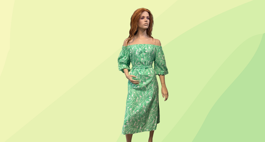 Seed Paisley Dress RRP $149.95 - Size 10 - Green