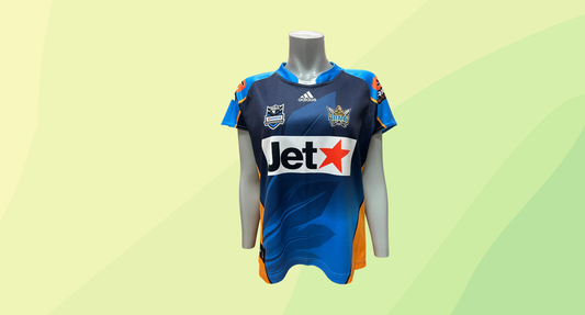 Adidas Gold Coast Titans Jersey - Size 14 - Blue/Navy