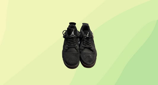 Nike Mens Jordan 4 Black Cat Sneaker - US 10 - Black