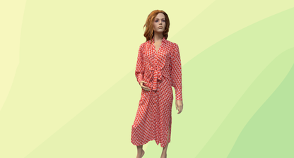 Sheike Studio Geo Print Dress RRP $169.95 - Size 10 - Orange