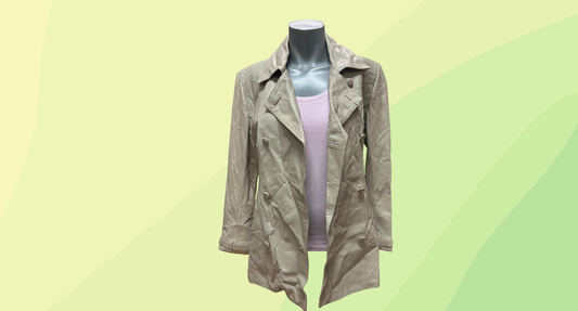 Dormeuil England Leather Jacket - S - Cream