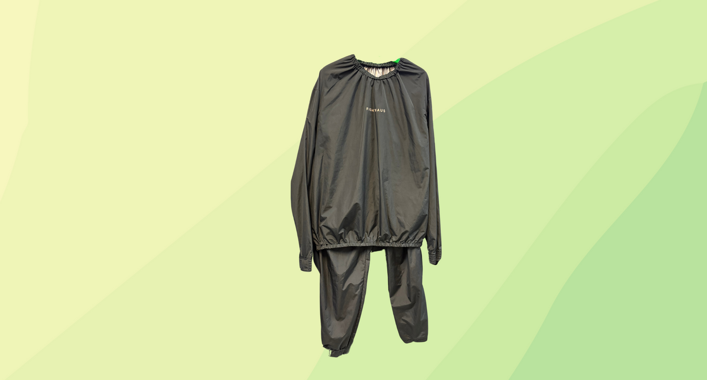 Fightaus MMA 2pce Sauna Suit - XXL - Black